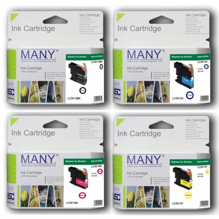 (Ink Set) LC3513 Remanufactured high yield Ink Cartridge (4 colors)