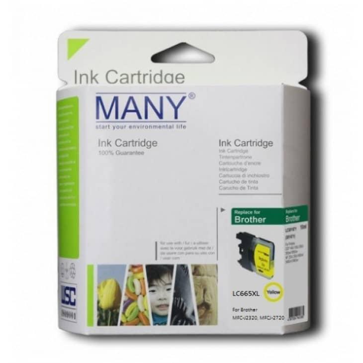 LC665XLY Remanufactured Yellow Ink