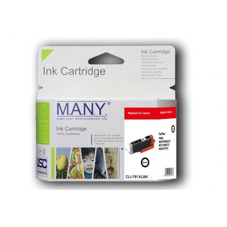 CLI-781XLBK Remanufactured Black Ink Cartridge (High Yield)