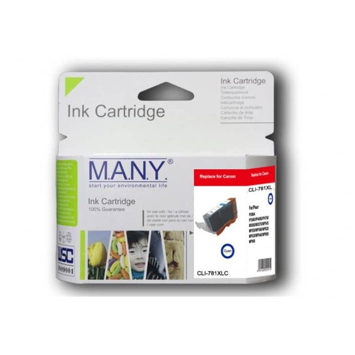 CLI-781XLC Remanufactured Cyan Ink Cartridge (High Yield)