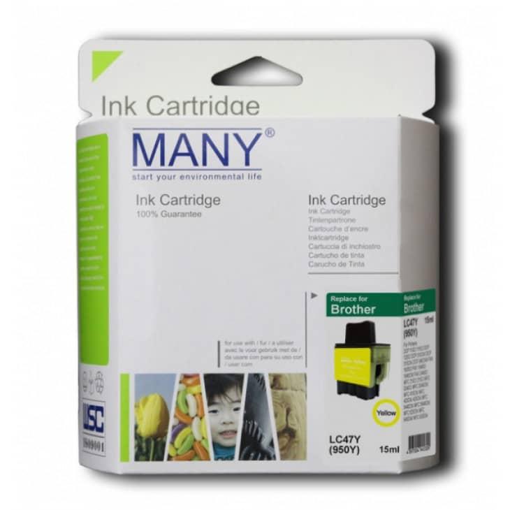 LC47Y Remanufactured Yellow Ink