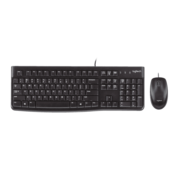 Logitech MK120 Wired USB Keyboard+Mouse Set