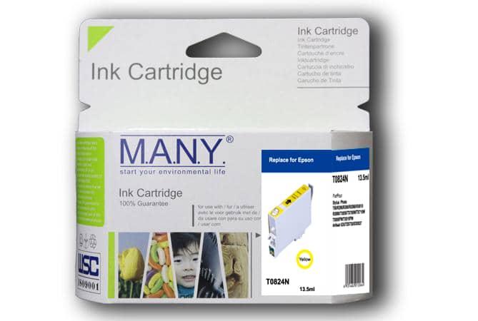 T0824 Remanufactured Yellow Ink