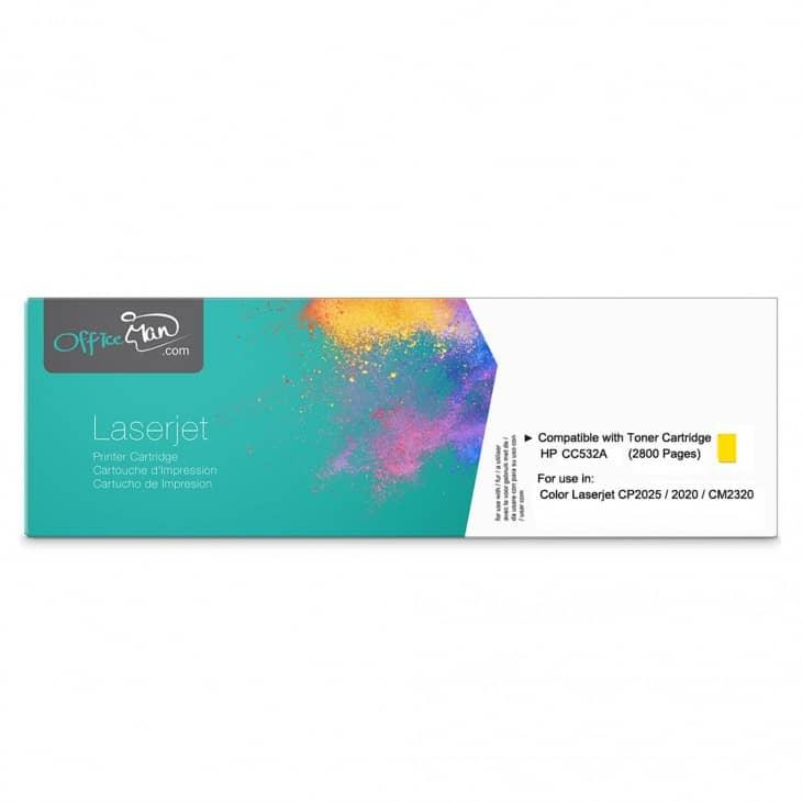 CC532A(304A) Remanufactured Yellow Toner