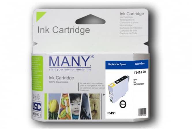 T3491 Remanufactured Black Ink